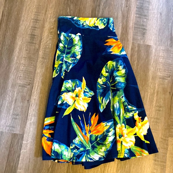 Chaps Floral Print Skirt NEW - Picture 5 of 5